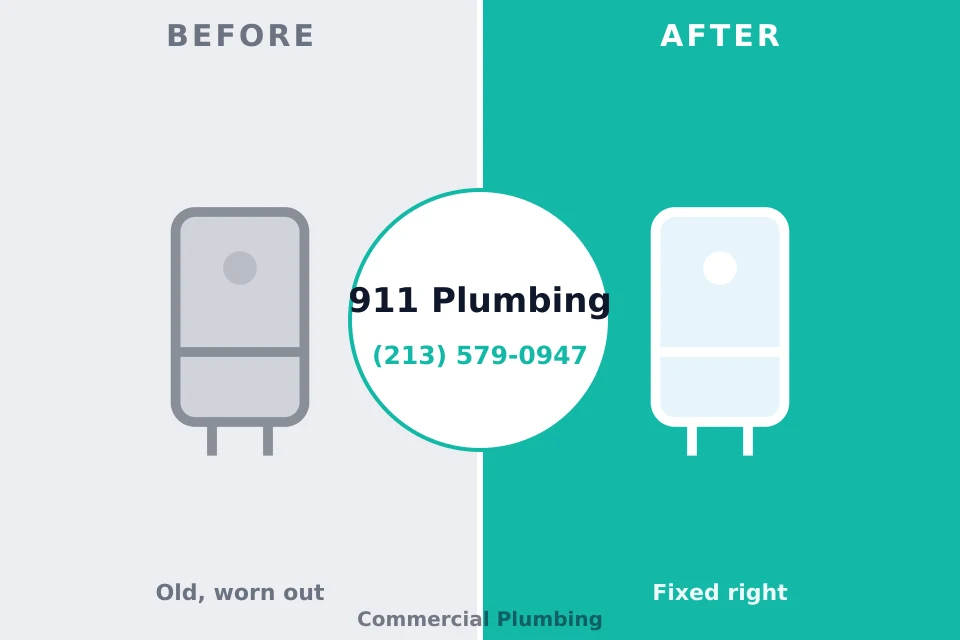 Before and after: plumbing repair Shoemakersville, PA